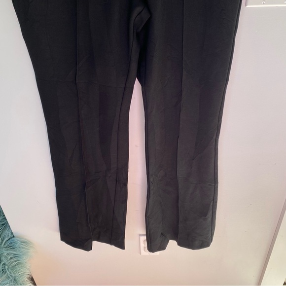 Anthropologie The Essential Flare Trousers Black Size 14 New With Tags - Picture 4 of 13